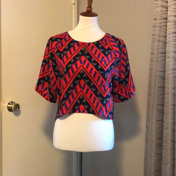 Fun & Flirt Tops - Chiffon Flowy crop top